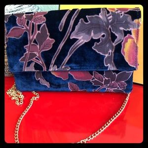Chained multi floral purse or clutch -Lily Rain